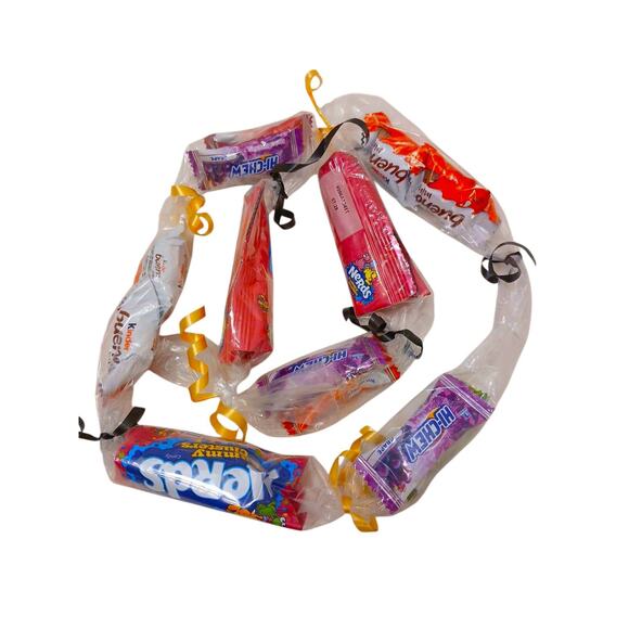 10 Hawaii Candy Lei Necklaces 40" Party Gifts Kids Adult Fruity Assorted Candies - Picture 3 of 8